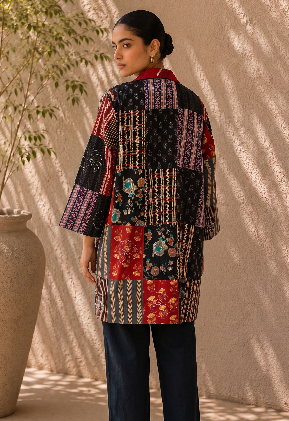 Patchwork Kantha Jacket Sora