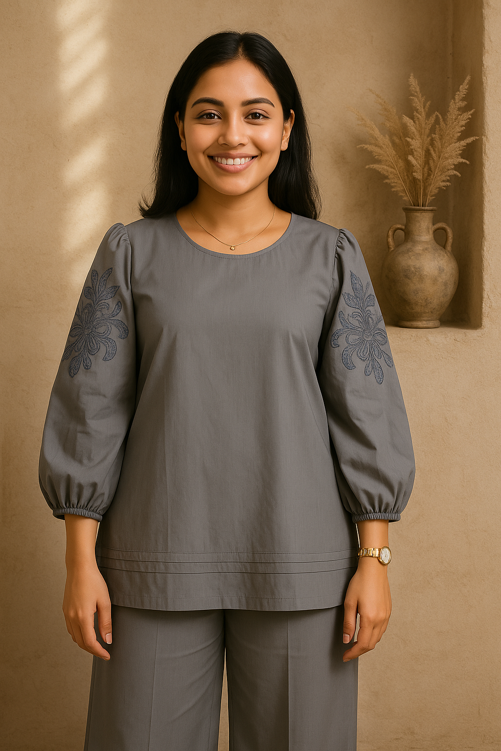 Cora Co-ord Set Grey