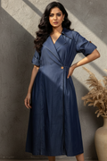 Aaliyah Denim Wrap Dress