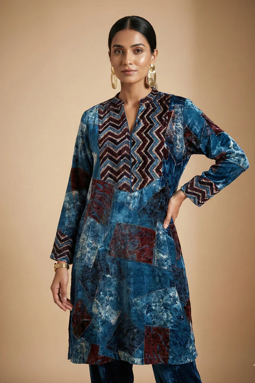 Poppy Print Linen Midi Dress with button-down front and waist-defining fabric belt.