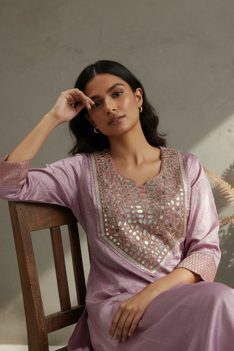 Modal Silk Shibori Shirt with handcrafted tie-dye technique and front open design.