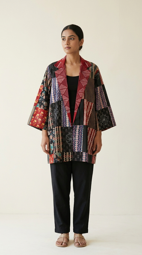 Ajrakh & Zari Jacket June